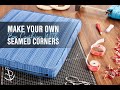 How to Make a Box Cushion with Seamed Corners