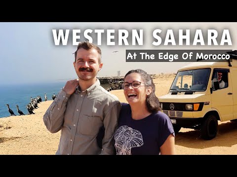 DRIVING to Dakhla, MOROCCO Desert Coast  – Vanlife Western Sahara 🇲🇦