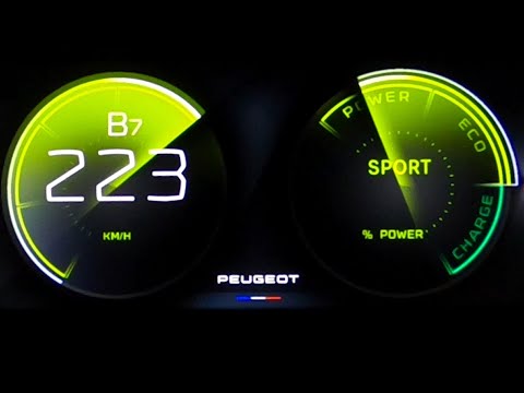 Peugeot 308 SW HYbrid 225 acceleration: 0-60 mph 0-100 km/h 100-200 kph top max speed GPS drag 2022
