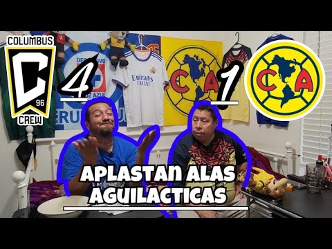 "Tomala, Aplastan alas Aguilacticas" Reacciones America vs Columbus crew Leagues Cup 2023⚽️🥅