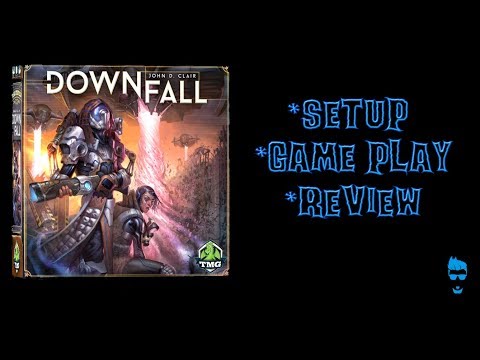 Downfall - Rules, Walk Through, Sample Game Play, and Review