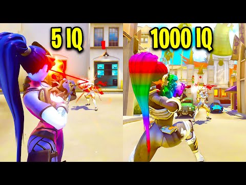 5 IQ VS 50,000 IQ Players! - Overwatch