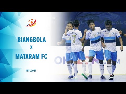 Biangbola (3) vs (6) Mataram FC - Highlight Pro Futsal League 2017