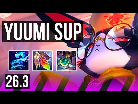 YUUMI & Ziggs vs LEONA & Aphelios (SUP) | KR Master | 26.3