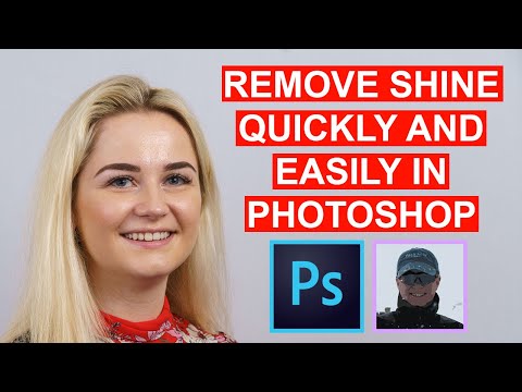 Remove Shine quickly and easily in Photoshop with Frequency Separation