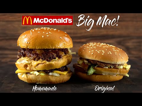 I made an insane McDonald's BIG MAC, so much BETTER!