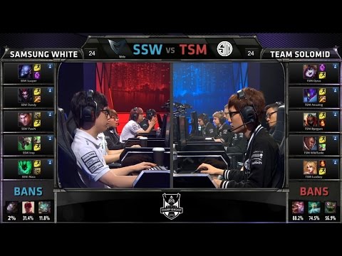 S4 Worlds Quarterfinal 1 SSW vs TSM Game 1 Highlights