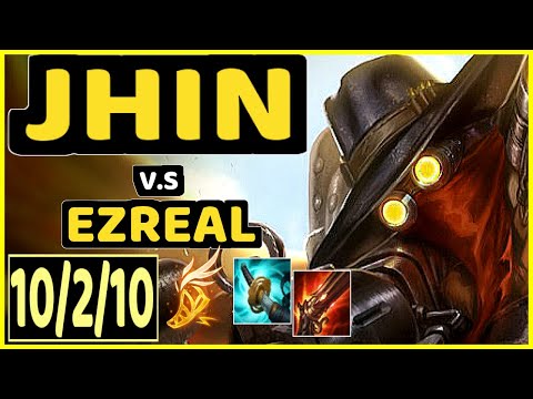SARKIS (JHIN) vs EZREAL - 10/2/10 KDA BOTTOM ADC GAMEPLAY - BR Ranked GRANDMASTER