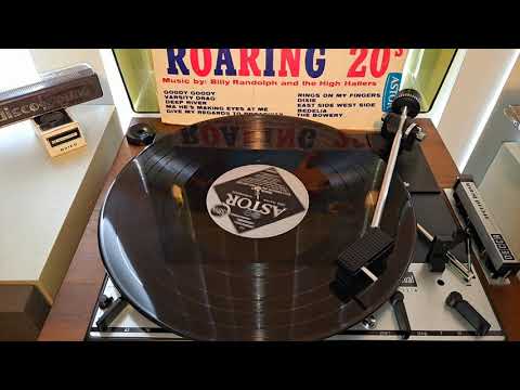 Give My Regards To Broadway. Billy Randolph and His High Hatters. Astor 33rpm. Roaring 20s.  Vinyl