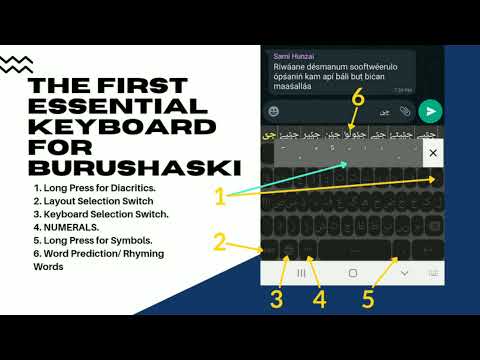 Essential Burushaski Keyboard