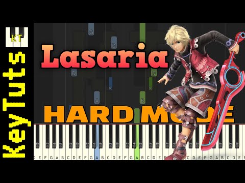 Lasaria [Xenoblade Chronicles] - Hard Mode [Piano Tutorial] (Synthesia)