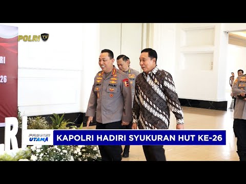 KAPOLRI HADIRI SYUKURAN HUT PP POLRI KE-26, PERKUAT SINERGITAS DENGAN PURNAWIRAWAN