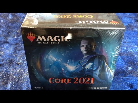 ASMR Magic 2021 Core Bundle Unboxing & Pack Opening Soft Spoken MtG