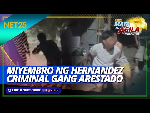 Most wanted na bumaril sa mga police operatives arestado Mata Ng Agila Primetime