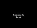 Despicable Me Lyrics 