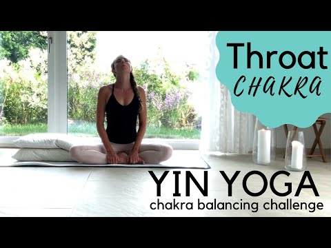 Yin Throat Chakra ✨ Yin Affirmations ✨ Yin Yoga Chakra Balancing Challenge