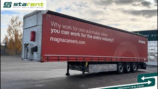 Полуприцеп штора Schmitz Cargobull Tautliner Hubdach Liftachse Palettenkasten Palettenanschlagleist | Изображение 4 - Autoline