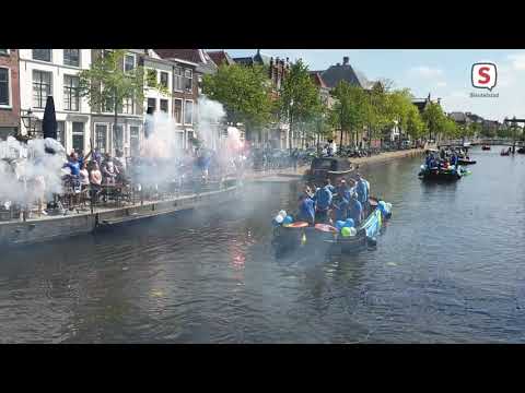 Rondvaart ZZ Leiden Basketball na landskampioenschap (30-05-2021)