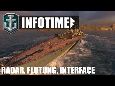 CHANGE: Radar, Flooding & Interface - World of Warships | [Info] [German] [60fps]