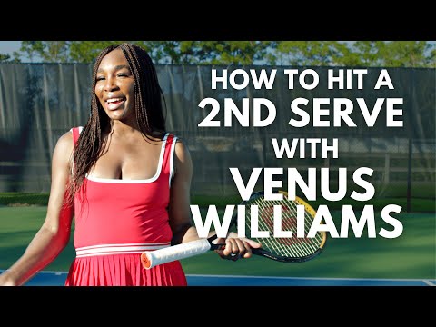 How to Hit a 2nd Serve in Tennis With Venus Williams