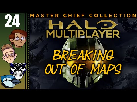Let's Play Halo: The Master Chief Collection PC Multiplayer Part 24 - Halo 2: Breaking Out of Maps