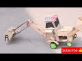 How To Make Tractor Crane With Cardboard At Home Diy Cardboard Make Hydraulic Crane