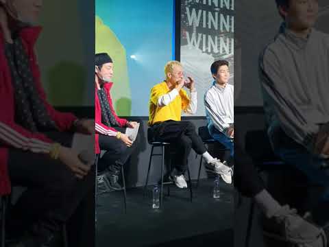 Winner Interview (1st Part) at Adidas Day & Night Nite Jogger event 190412