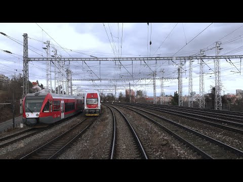 Cabview 4K Coradia Lint 41 648 717-6 REX 1441 Bratislava hl.st. - Komárno + sound - 16.01.2024