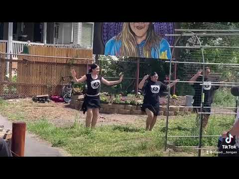 ✨They did a #tahitian dance for my grandmothers mural✨
