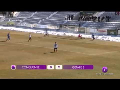 Goles U.B. Conquense 0 Getafe C.F. B 2. Jornada 24, 2014/15. Segunda B