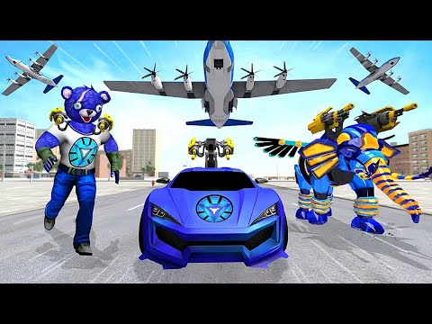 Ultimate Elephant Car Robot Transform 2022 - Android iOS Gameplay