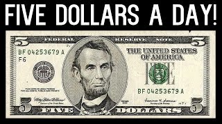 HOW TO BECOME A MILLIONAIRE WITH $5 A DAY