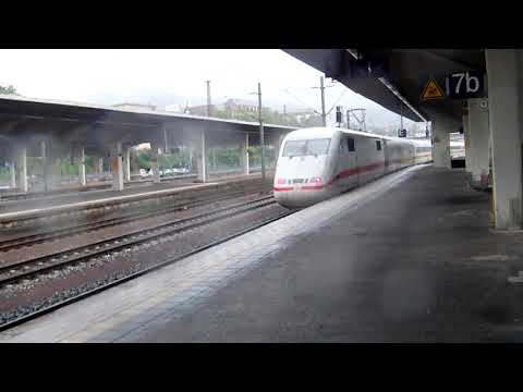 Heidelberg hbf ICE 577 Ausfahrt Stuttgart hbf von Hamburg altona ICE1