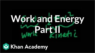 Work and Energy (part 2)