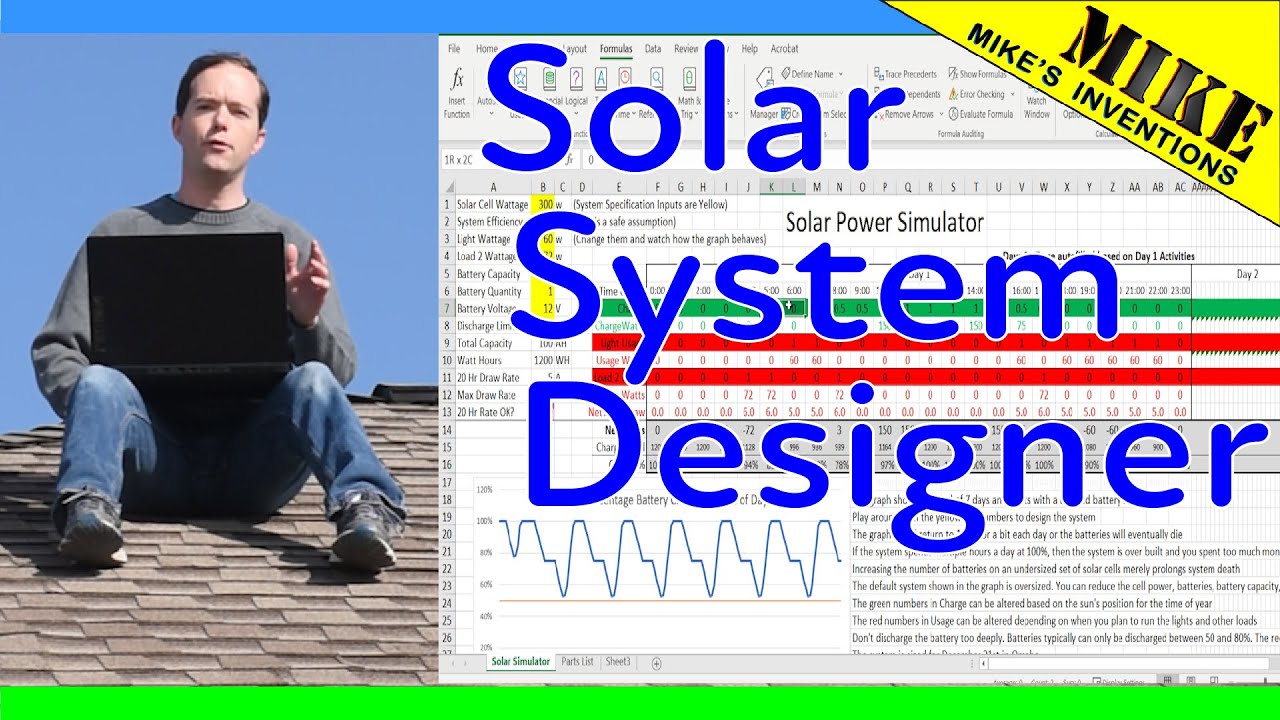 Solar System Designer - Mikes Inventions