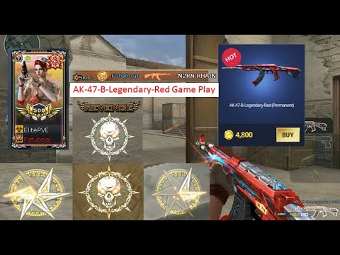 (CFPH) AK-47-B-Legendary-Red GamePlay & Fury Beast Kill Mark Permanent