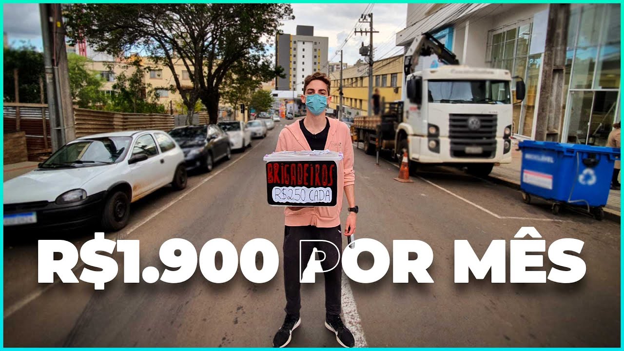 VENDENDO 150 BRIGADEIROS EM 1 DIA NA RUA