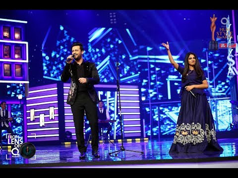 Atif Aslam Amp Qb Performing Tera Sang Yaara Qmobile Hum Style Awards 2017
