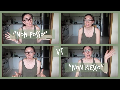 "Non Posso" vs "Non Riesco" | Learn Italian with Lucrezia