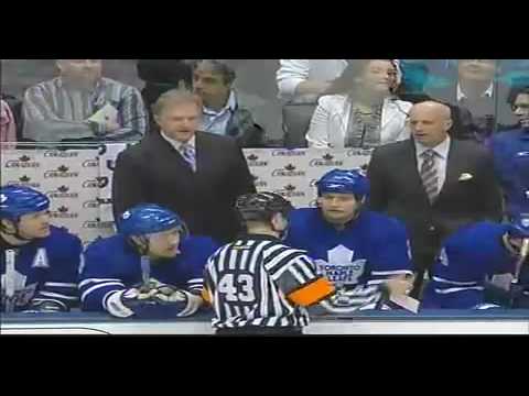 REPLAY Of Grabovski Hits Markov - Leafs vs Habs 4/04/09 Toronto vs Montreal HQ