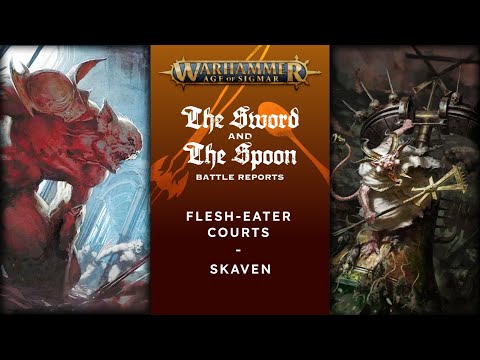 Flesh-Eater Courts v Skaven #games #warhammercommunity  #ageofsigmar