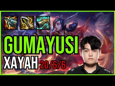 GUMAYUSI - XAYAH vs. SAMIRA ADC | KR GRANDMASTER | PATCH 11.2 | PENTAKILL