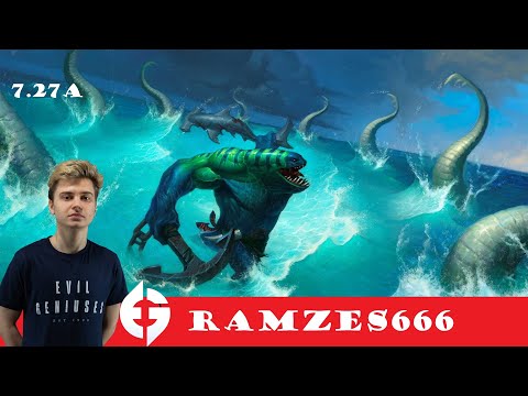 [DOTA 2] EG.RAMZES666 the TIDEHUNTER [OFFLANE] [7.27A]