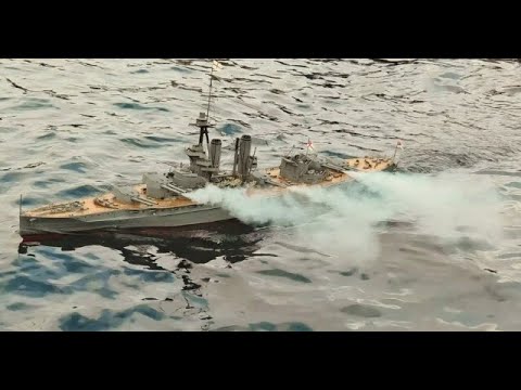 BATTLESHIPS & CRUISERS - BOAT POND AT THE SOUTHERN RC MODEL SHOW AT HEADCORN - 2023