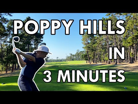 Poppy Hills Golf Course (18 Holes in 3 Minutes)