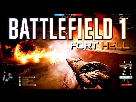 Battlefield 1: 61 Kills in Fort Hell - They Shall Not Pass DLC Gameplay