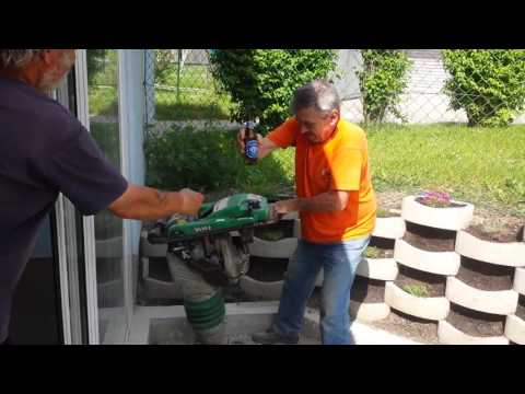 Trying-To-Drink-a-Beer-While-Jack-Hammering