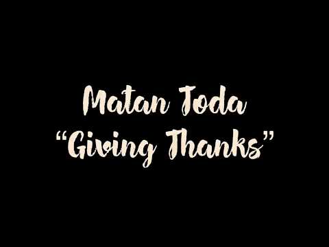 MATAN TODA (Giving Thanks) - מתן תודה | David Seguin & Keren Silver Cover lyrics