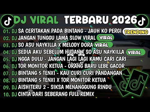 DJ TIKTOK TERBARU 2026🎵DJ SA CERITAKAN PADA BINTANG BINTANG-JAUH KO PERGI🎵DJ JANGAN TUNGGU LAMA LAMA
