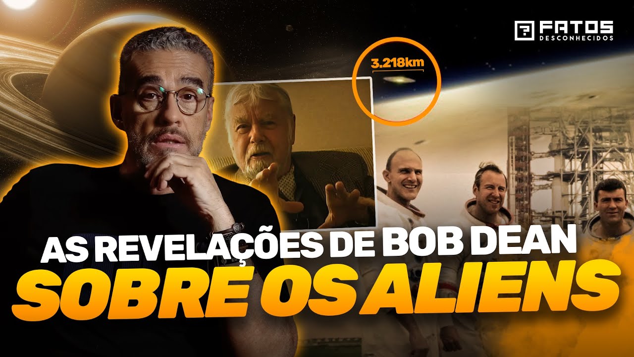 Robert Dean divulga filmagem da NASA de um OVNI de 3.218km de largura próximo a Saturno